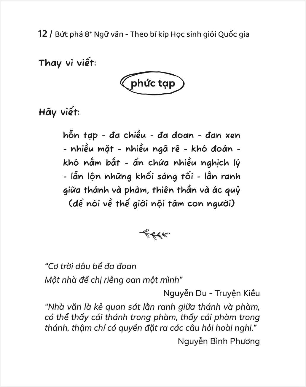Sách Bứt Phá 8+ Ngữ Văn - Theo Bí Kíp Học Sinh Giỏi Quốc Gia - Dành Cho Học Sinh THPT - Hồng Hạnh