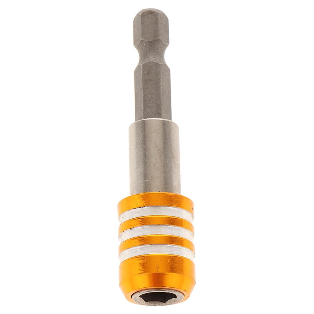 3Pcs 1/4" Quick Change Chuck Adaptor Extension Hex Shank Drill Driver Bits