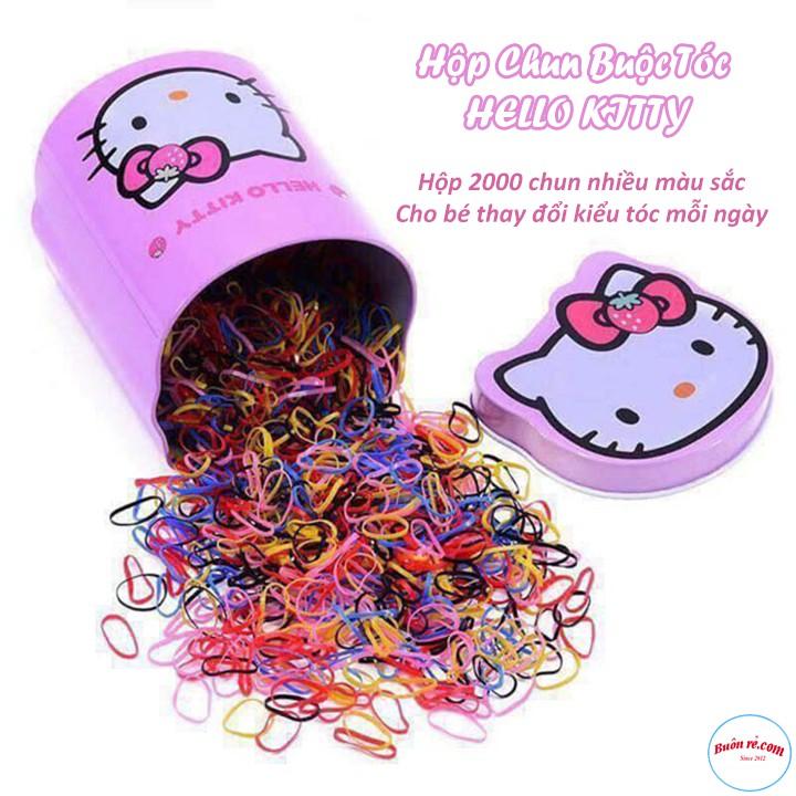 Hộp Chun Buộc Tóc HELLO KITTY Dễ Thương Cho Bé - 00170