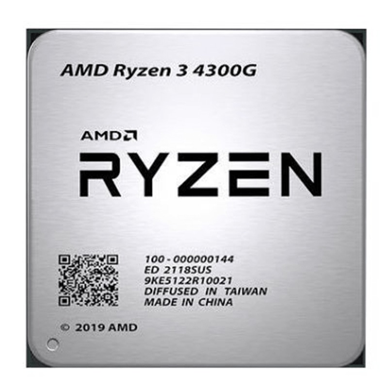 Bộ vi xử lý CPU AMD Ryzen 3 4300G (3.8GHz Boost 4.0GHz / 4 nhân 8 luồng / 6MB / AM4) – Hàng Chính Hãng