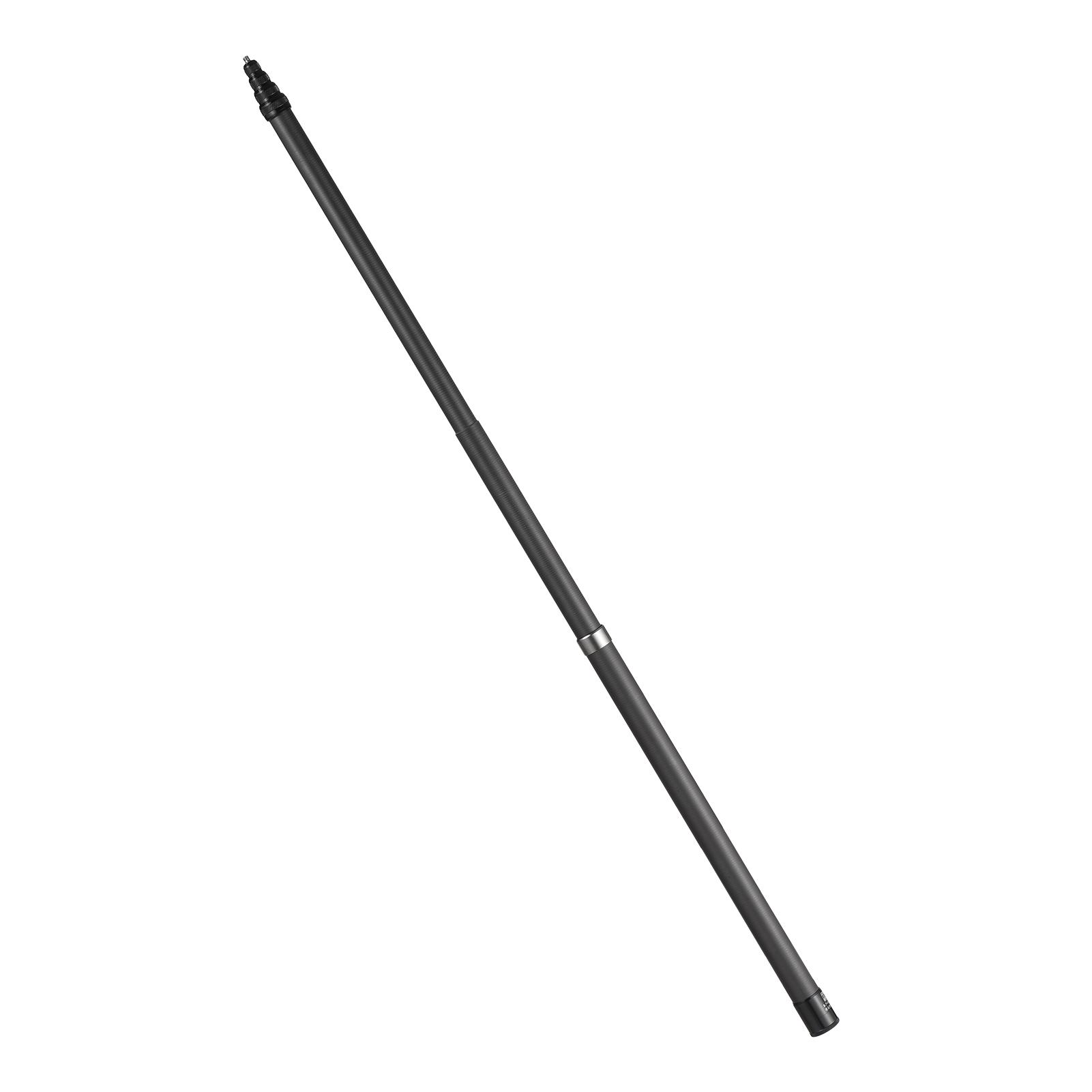 Portable Selfie Stick Carbon Fiber Stand Camera Bracket 1/4 Inch Screw Mount 45.5cm-300cm/ 17.9in-118in Adjustable Length Compatible with Insta360 X2/ X3