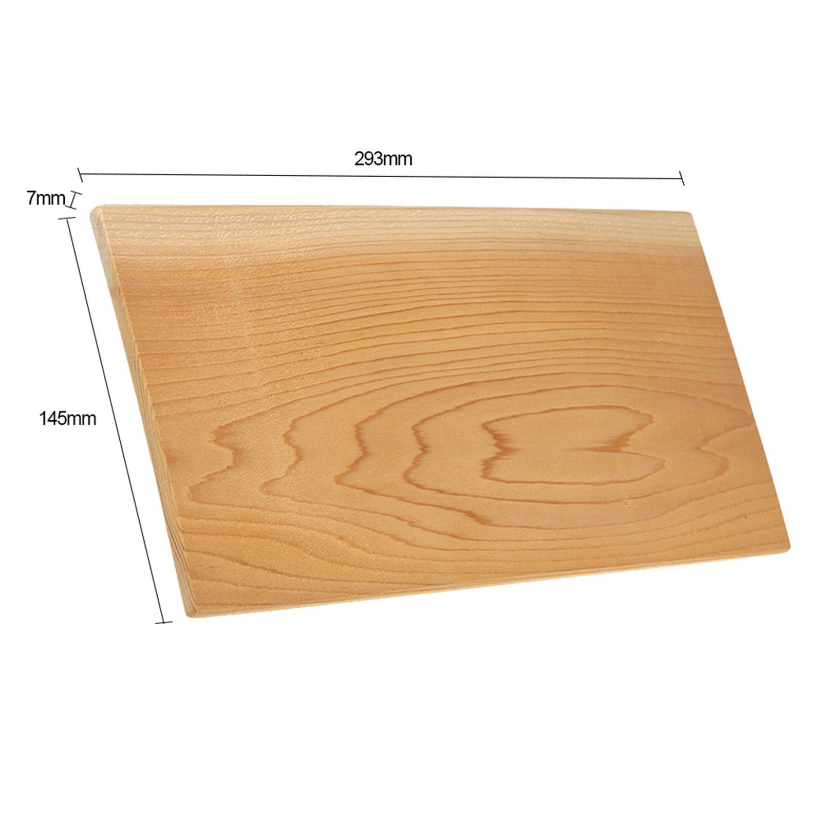 Bộ 5 Cây Tuyết Tùng Nướng Tấm Ván Cho Moister & Đậm Đà Hương Vị Hơn Cá Hồi Que BBQ Hải Sản Dụng Cụ Nhà Bếp Phụ Kiện Không-dính Nướng Thảm