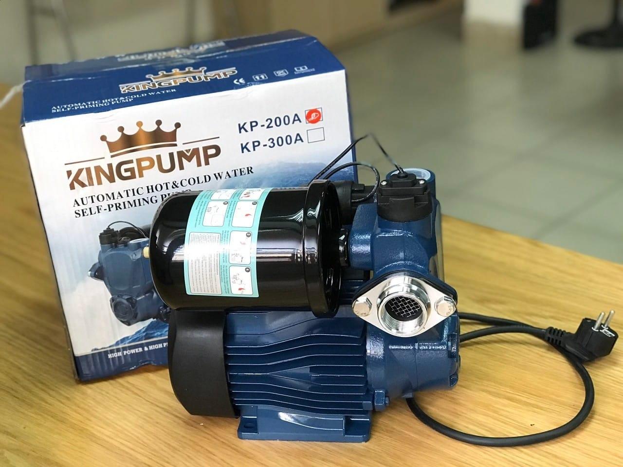 MÁY BƠM NƯƠC TỰ ĐỘNG 200W KINGPUMP KP-200A - HÀNG CHÍNH HÃNG