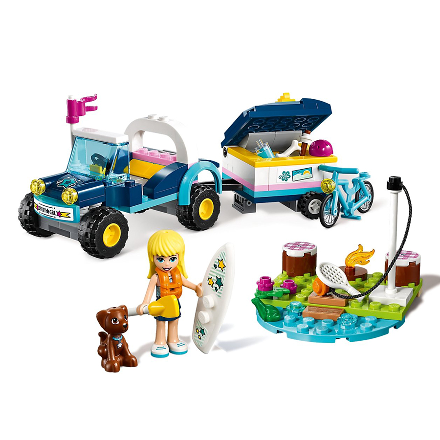 Mô hình Lego Friends - Xe Dã Ngoại Kèm Vali Kéo Của Stephanie 41364