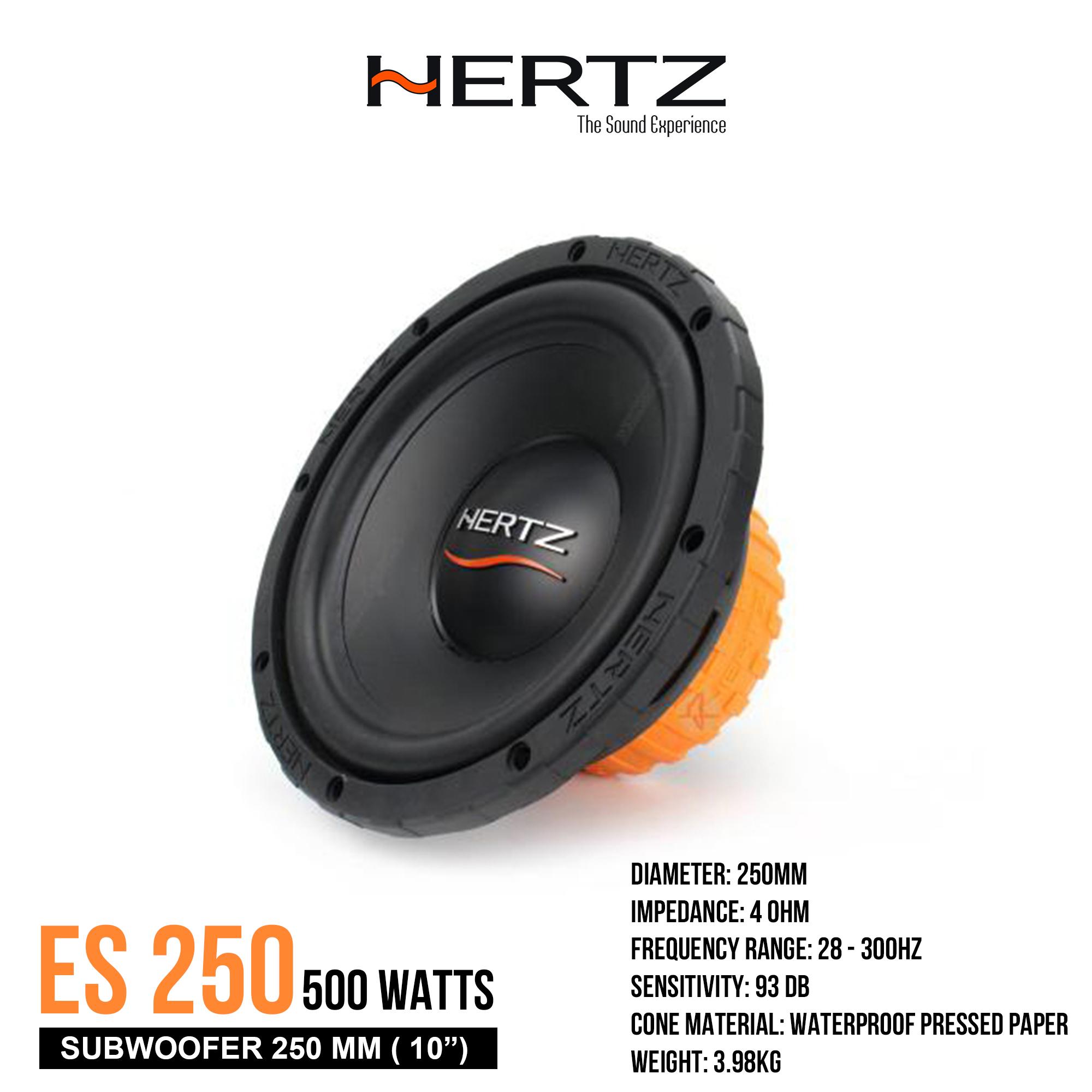 Loa Siêu Trầm Hertz ES 250 - Loa Subwoofer Chất Lượng Cao Cho Hệ Thống Âm Thanh Ô Tô đến từ Italia