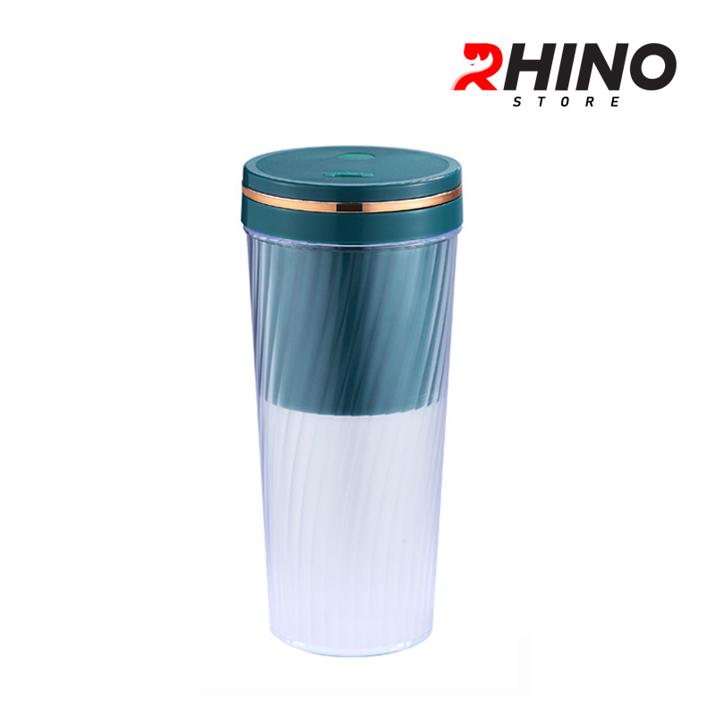 Máy xay sinh tố hoa quả cầm tay Rhino HB102 350ml - Hàng chính hãng