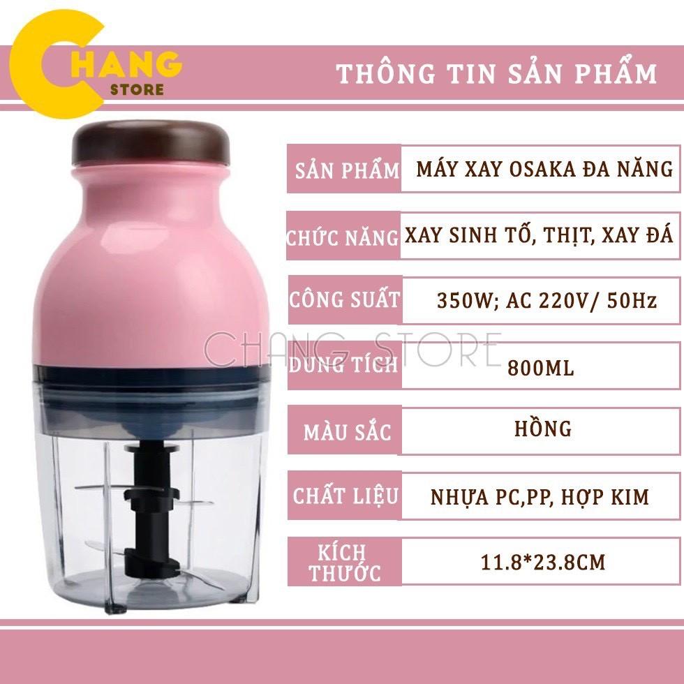 Máy Xay Đa Năng OSAKA Đầu Dẹt Mini Hàng Xuất Nhật  Siêu Tiện Lợi