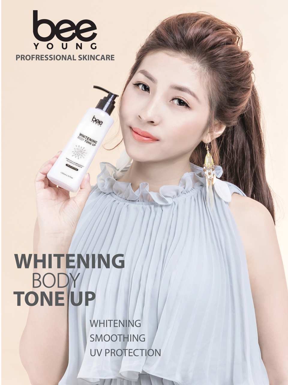 Kem Dưỡng Trắng Da Toàn Thân Whitening Body Tone Up Bee Young