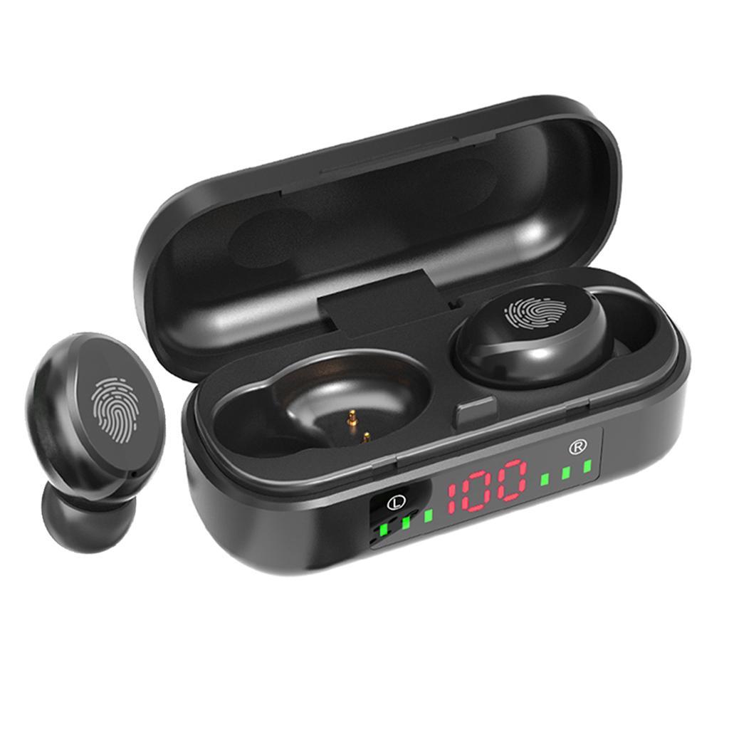 Bluetooth 5.0 Headset Wireless Earphones Twins 8D Stereo Headphone