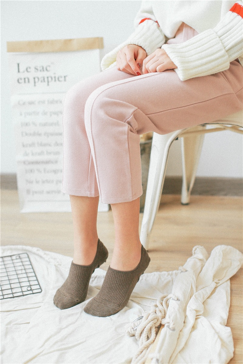 Bộ 5 đôi tất bàn chân nữ Sox Lab Co dãn 4 chiều Size , có đệm silicon ở gót chống tuột