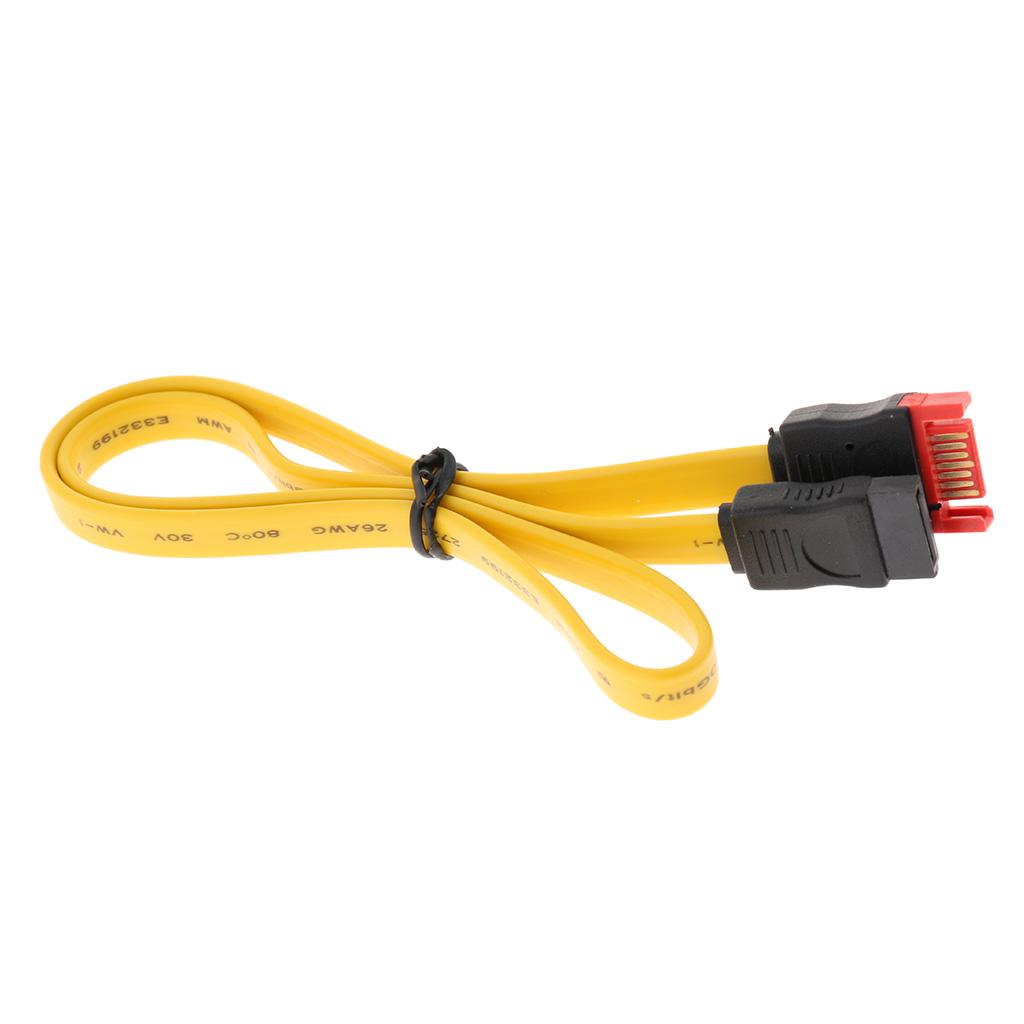 4xSATA III Data Cable SATA III 7Pin Male to 7Pin Female Extension Cable Red