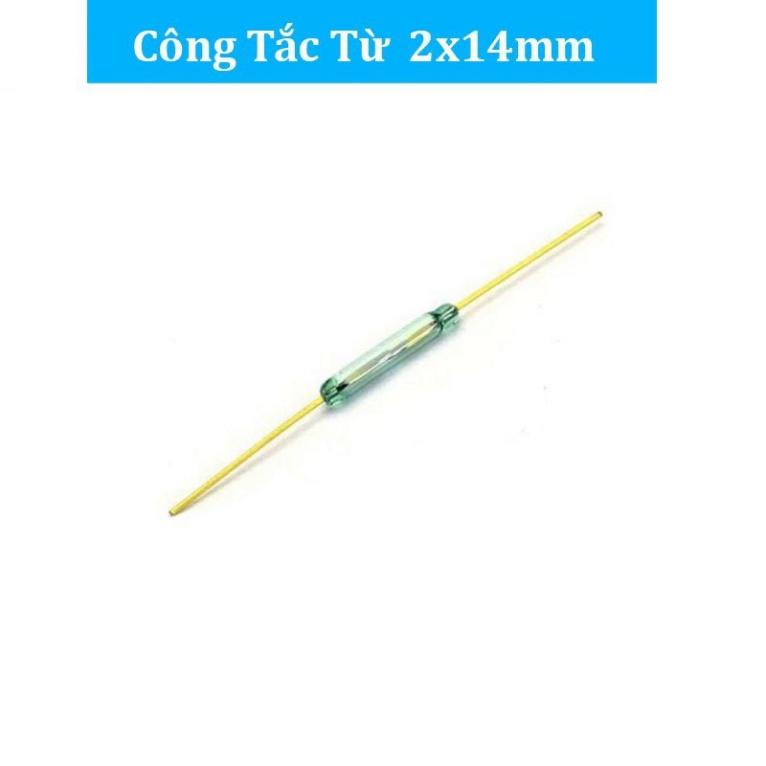 Công tắc từ thủy tinh 2x14mm (lắp cho tay khò)