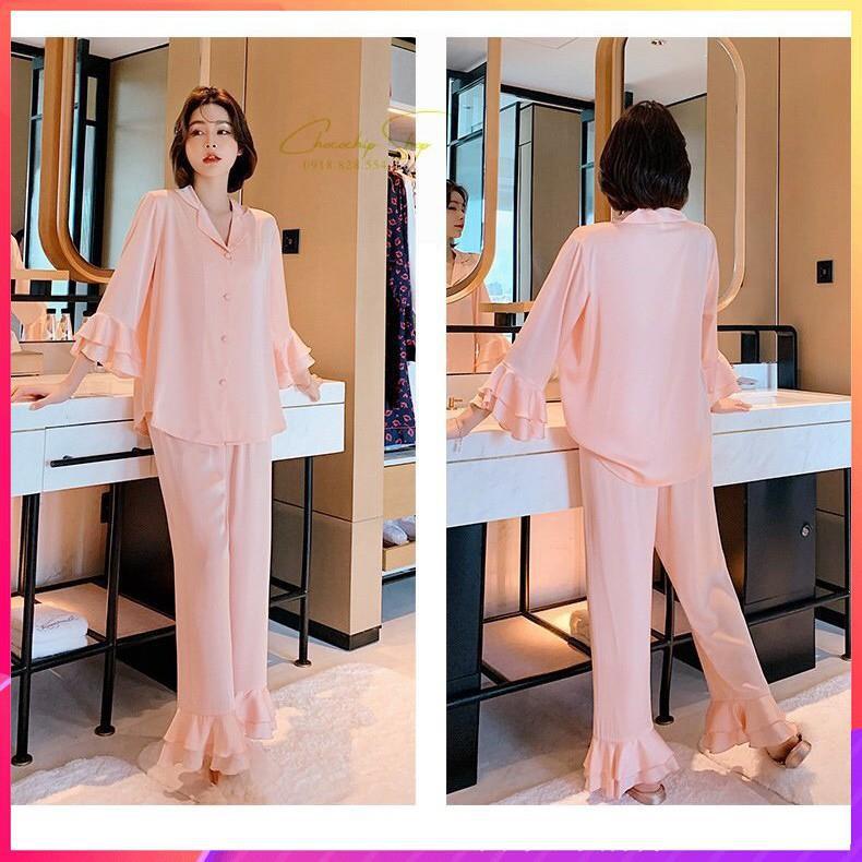 Pijama|Đồ Ngủ Cao Cấp|Pijama Lụa Cao Cấp Chất Bao Đẹp - Chocochip Shop
