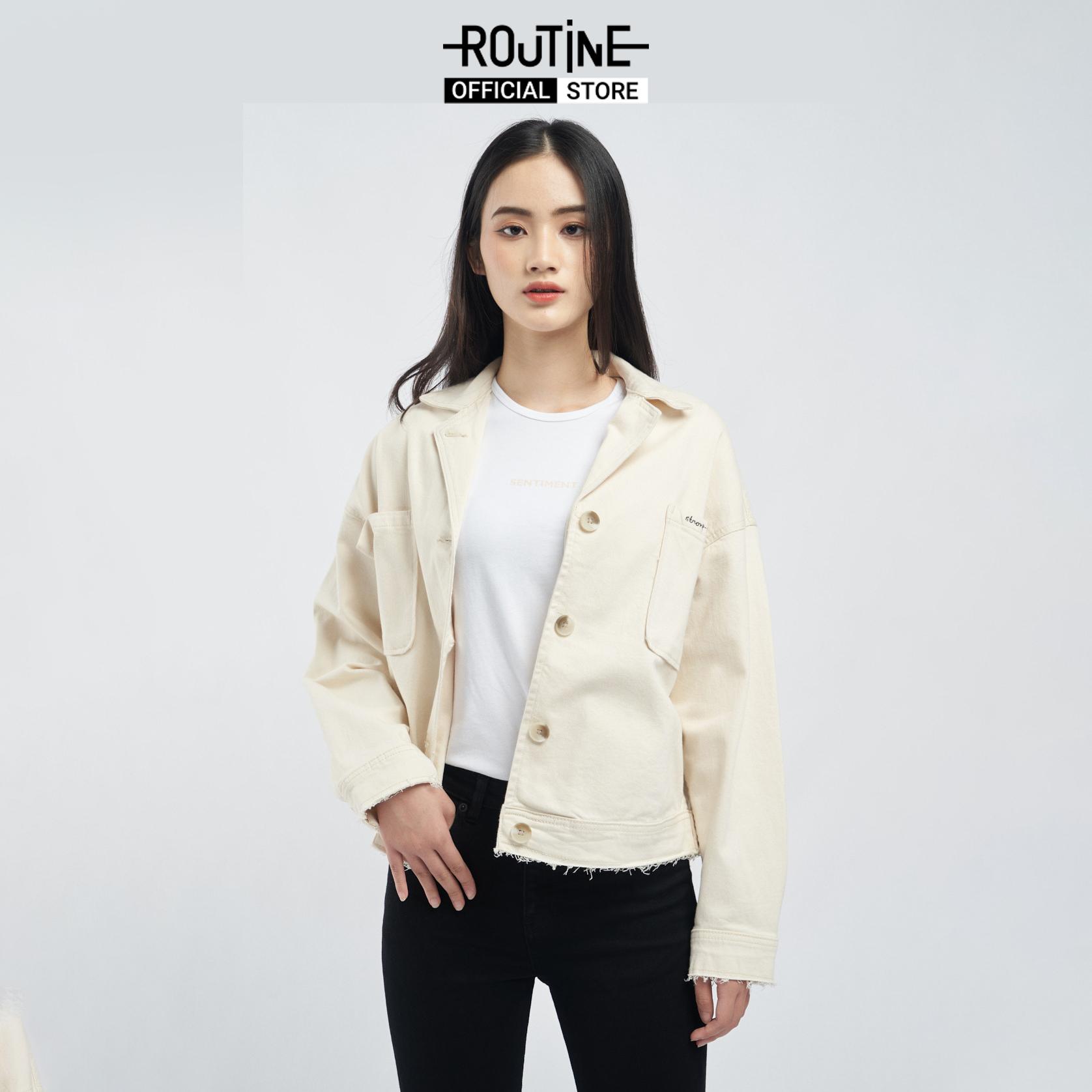 Áo Khoác Jean Nữ Form Regular - Routine 10S21DJAW001