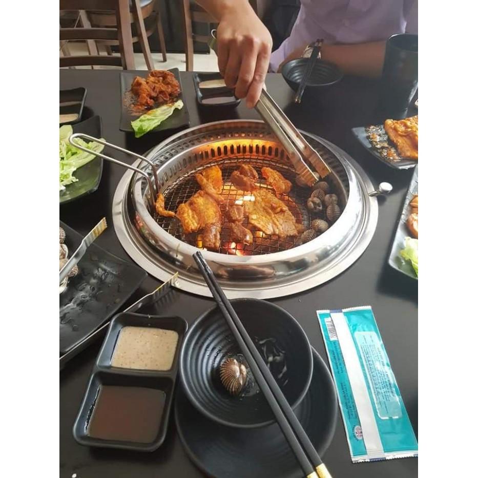 Bộ bếp nướng hút âm Hàn Quốc,bếp nướng bbq Hàn Quốc,bếp nướng than hoa
