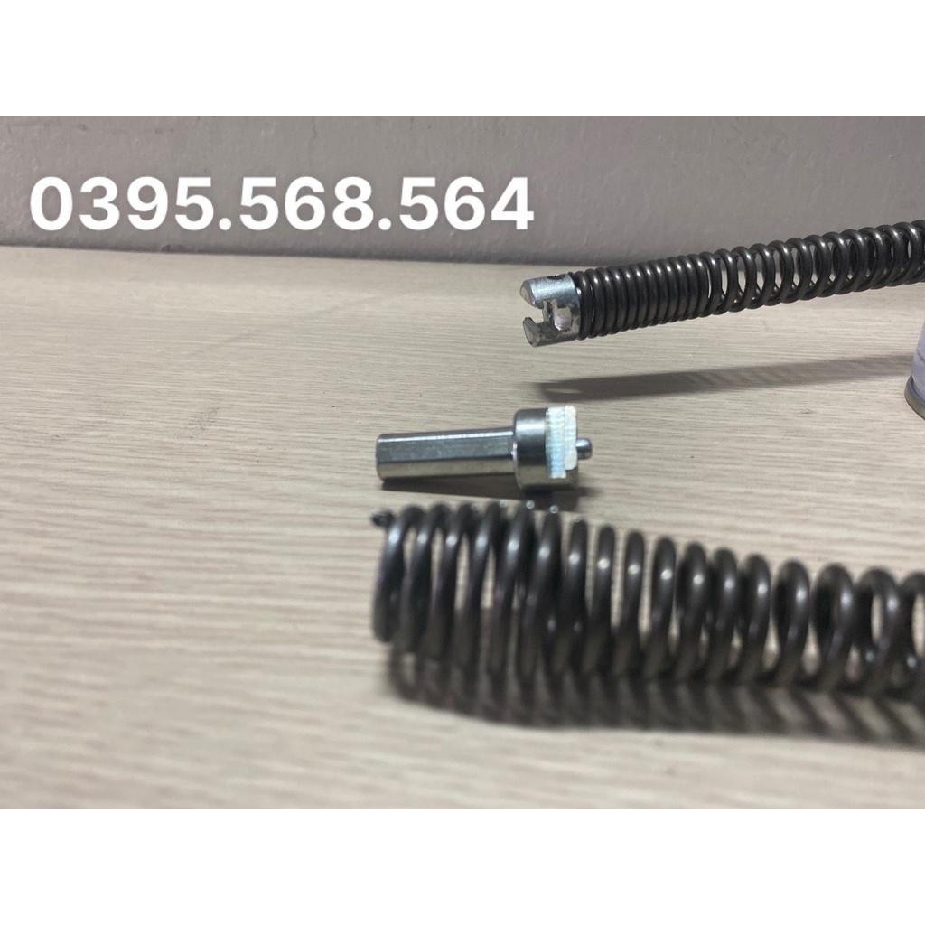 Dây thông tắc cống 2,5 + kết nối máy khoan