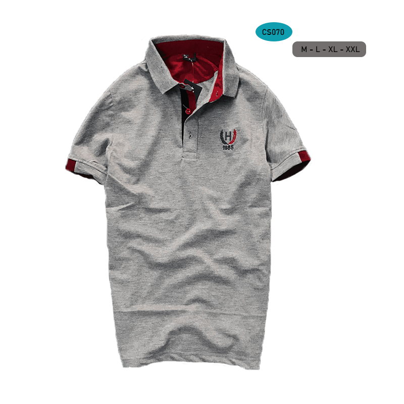 Áo Thun Nam POLO Cổ Bẻ Thêu Logo Bông Lúa Cao Cấp AC104
