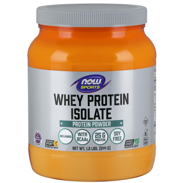 Whey Protein Isolate, Unflavored Powder | Bổ sung 25g Đạm chất lượng cao có các axit amin chuỗi nhánh (BCAAs) có khả năng hấp thụ nhanh và dễ tiêu hóa dành cho người luyện tập thể thao (544gram)