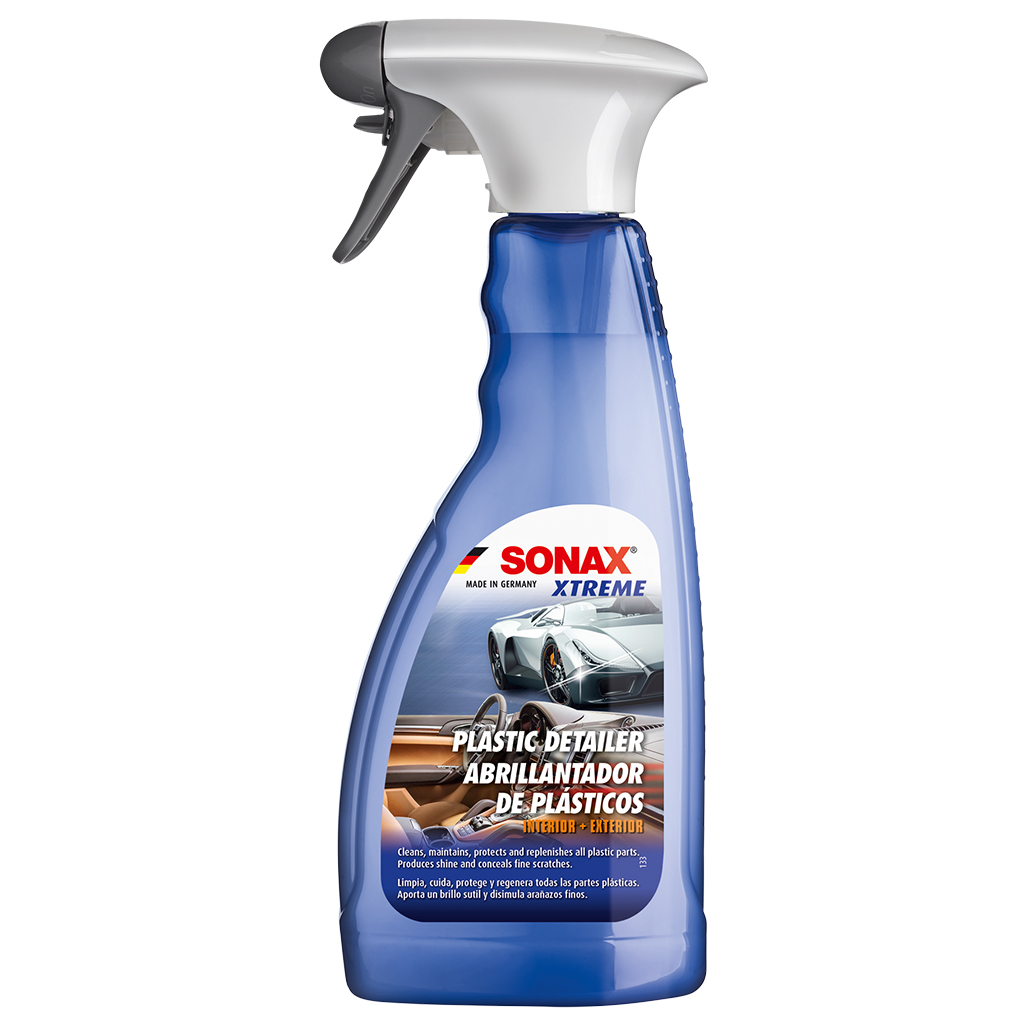 Chai xịt dưỡng nhựa ô tô cao cấp Plastic Detailer Xtreme Sonax 255241 500ml - làm sạch chuyên sâu, bảo dưỡng nhựa, tạo độ sáng bóng cho nhựa