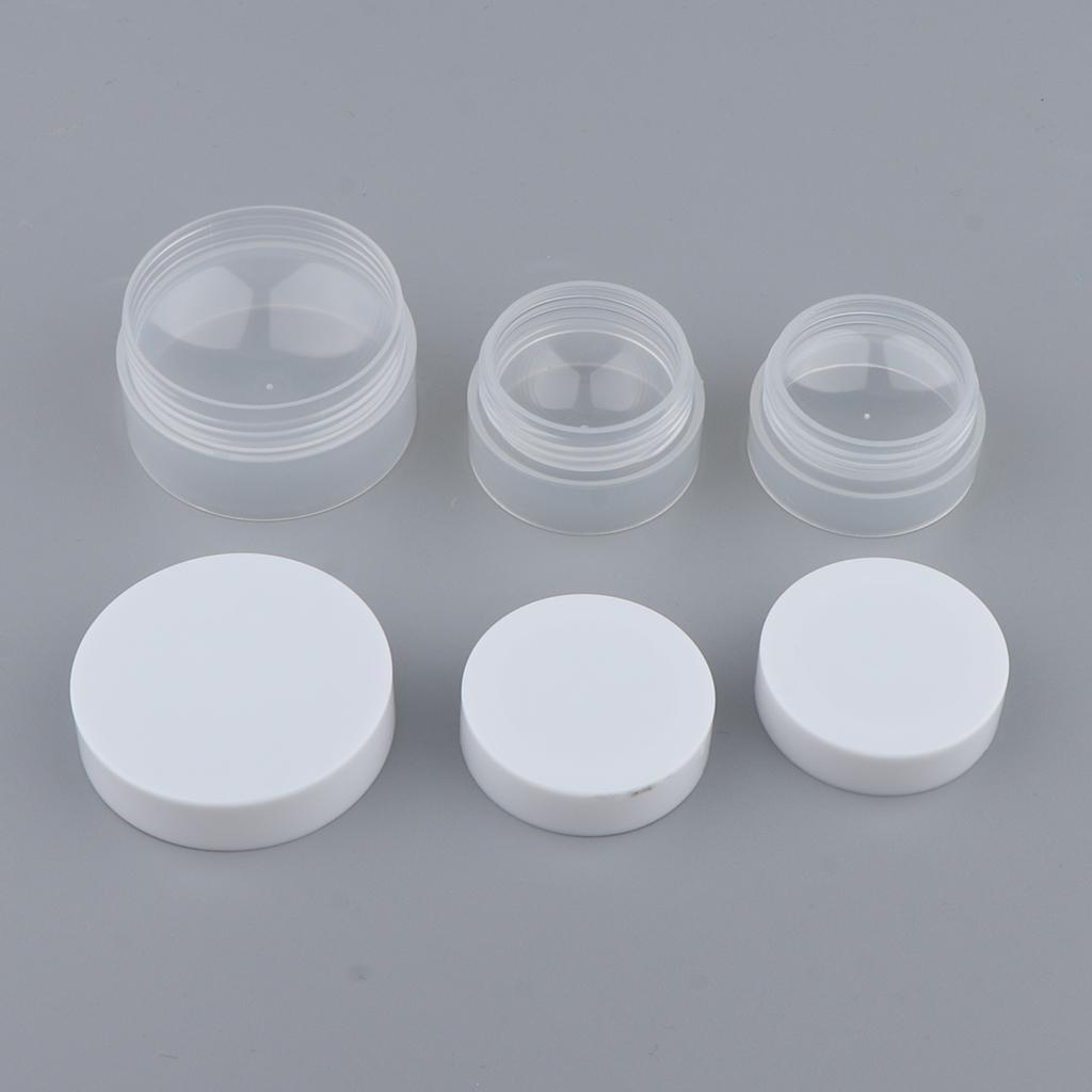 10Pcs Empty Round Makeup Jar Pot Travel Cream Cosmetic Container