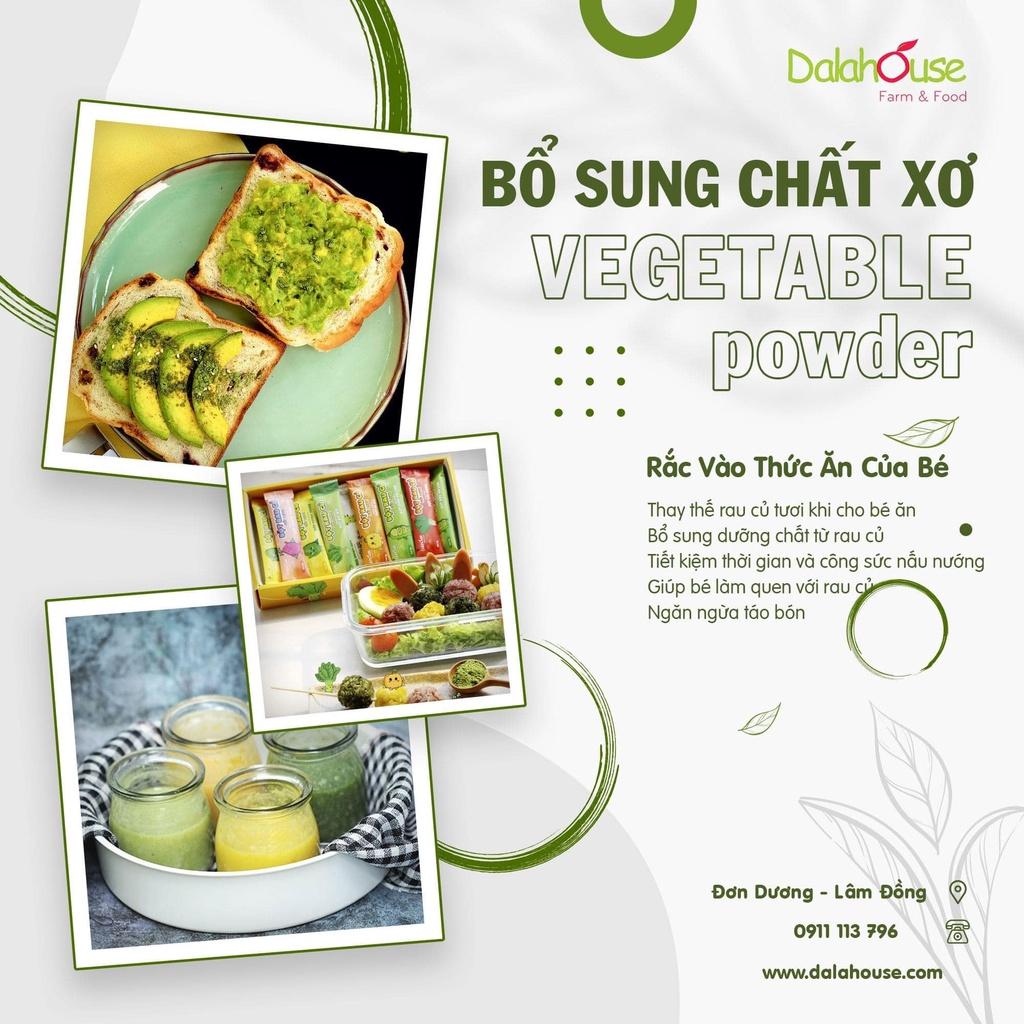 Bột rau củ dinh dưỡng cho bé Dalahouse 63gr sấy lạnh nguyên chất, đạt chuẩn Châu Âu