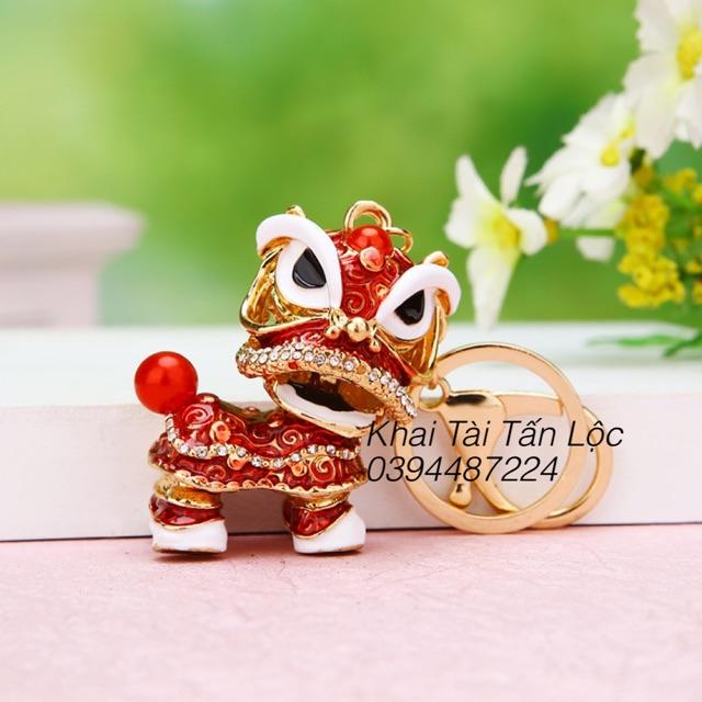 Móc khoá kỳ lân sư may mắn siêu dễ thương