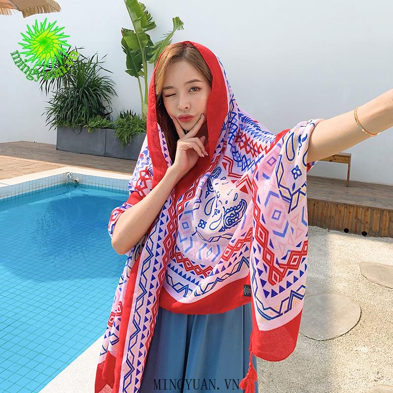 Khăn Choàng Đi Biển Chống Nắng Thời Trang