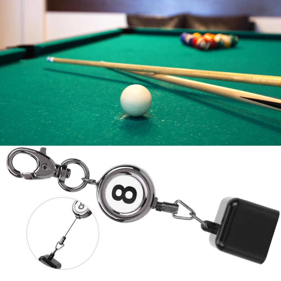 Di Động Màu Đen Có Thể Thu Vào Bi-a Snooker Bể Cue Phấn Giá Đỡ Vòng Chìa Khóa Vẽ