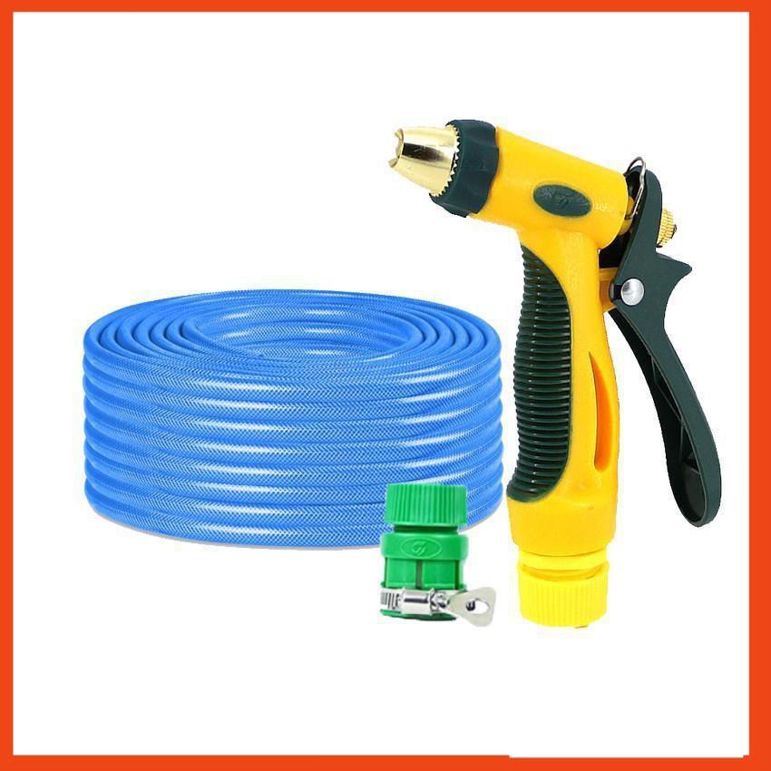 Bộ dây vòi xịt nước rửa xe,tưới cây tăng áp 3 lần 7-10M 206317