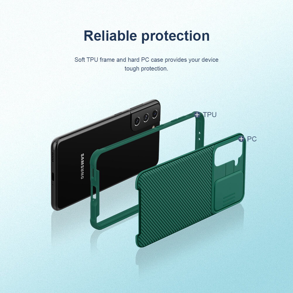 Ốp Nillkin Camshield bảo vệ Camera cho Samsung Galaxy S21 nắp đậy bảo vệ Camera - Hàng chính hãng