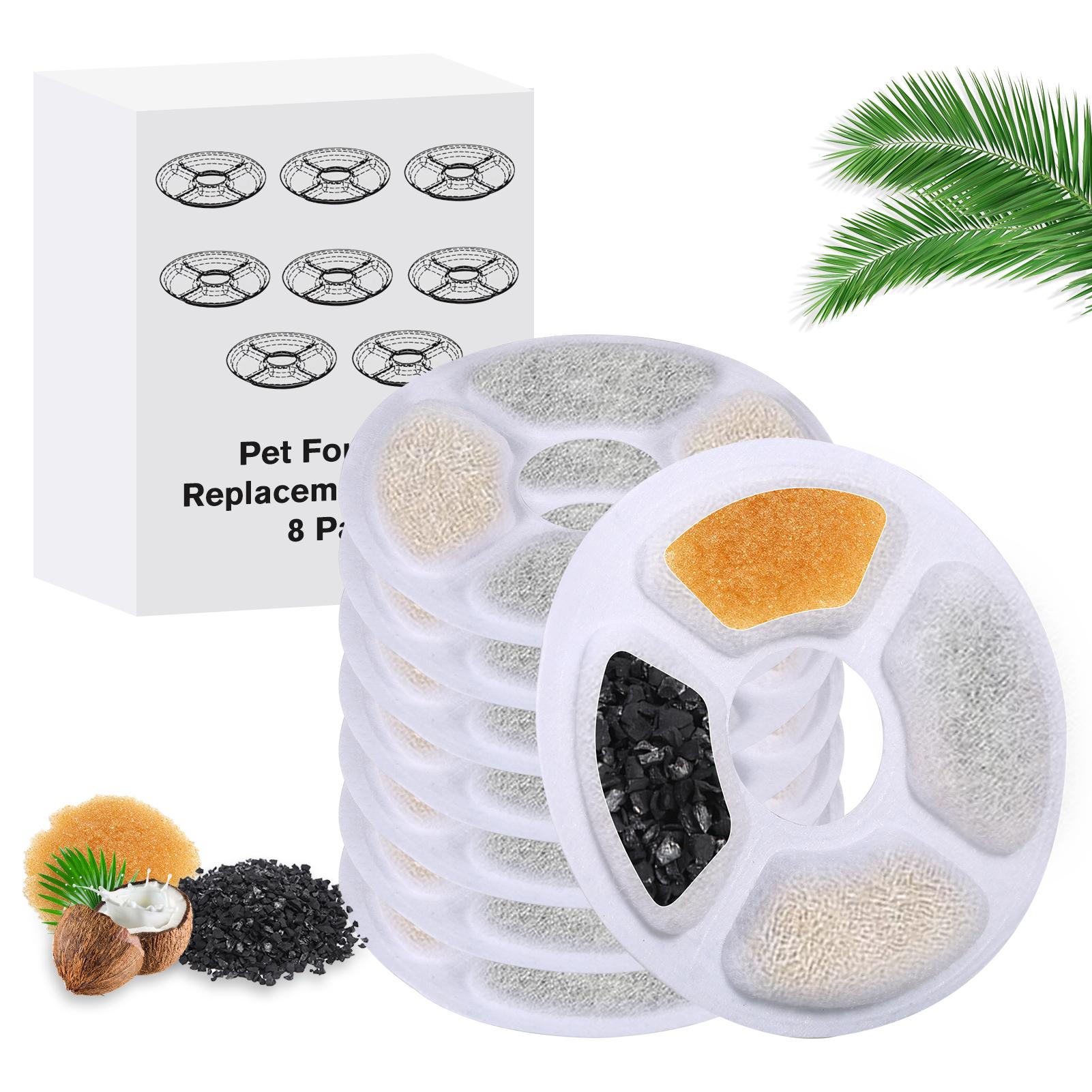 Bộ Lọc Nước Cho Mèo Dạng Tròn Thay Thế 84Oz / 2,5L 3