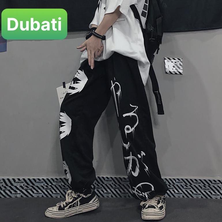 QUẦN JOGGER NAM NỮ UNISEX CHẤT NỈ DÀY DA CÁ ỐNG SUÔNG RỘNG THÊU CHỮ NHẬT RÚT DÂY HÀN QUỐC NEW - FASHION