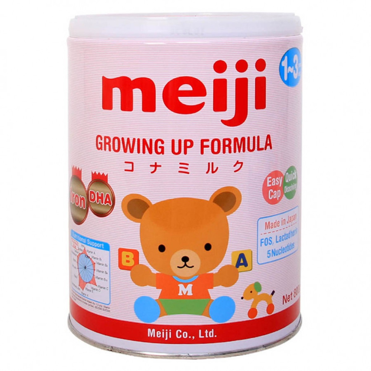 2 Hộp Sữa Bột Meiji 1-3 Growing Up Formula (800g)