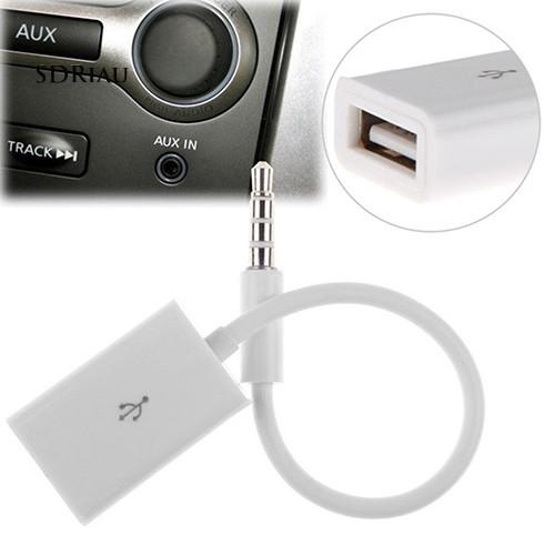 Cáp Chuyển Đổi Âm Thanh Mp3 3.5mm Sang Usb 2.0 Cho Xe Hơi