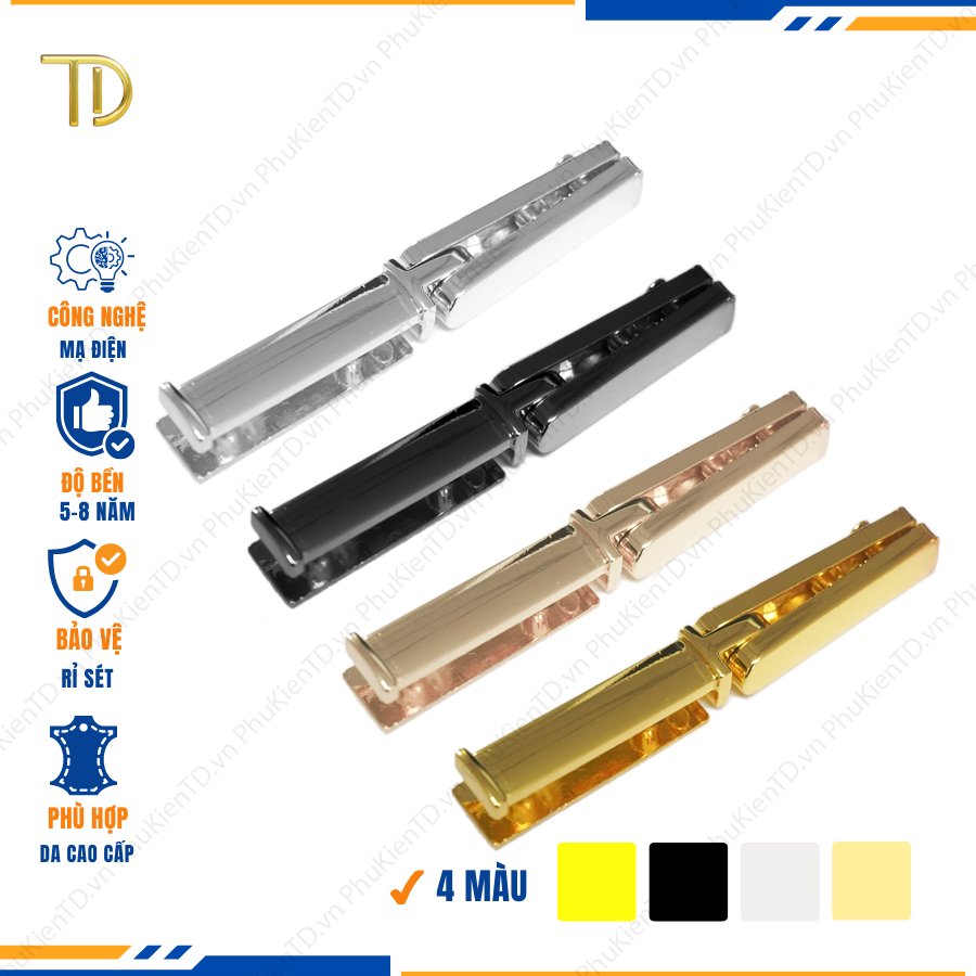 Khoen quai túi xách, Khoen d túi xách cao cấp công nghệ mạ điện độ bền 5-8 năm