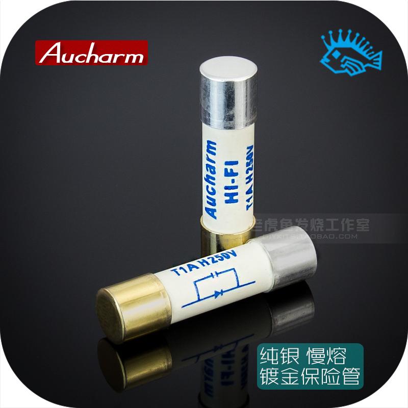 1 Cái/5 Chiếc Bạc Nóng Chảy Chậm Cầu Chì Mạ Vàng Aucharm HIFI Cầu Chì CD Khuếch Đại Âm Thanh 5X20Mm