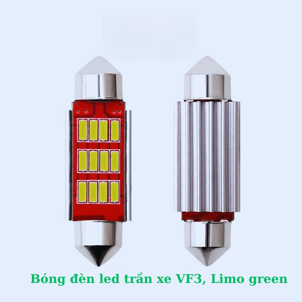 Bóng đèn led siêu sáng lắp trần xe VF3, Limo green