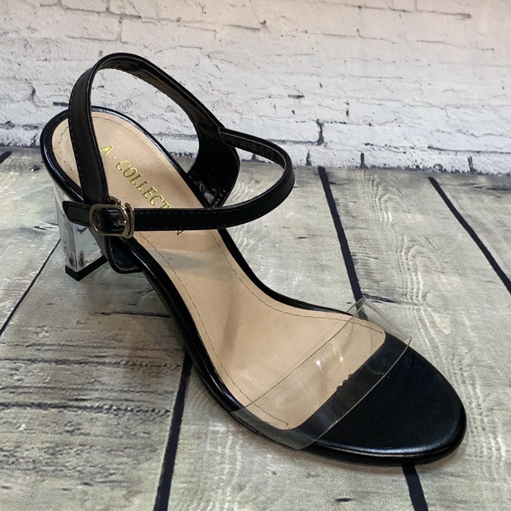 Sandal nữ, dép nữ thời trang cao gót công sở cao cấp quai trong đế trong 2613