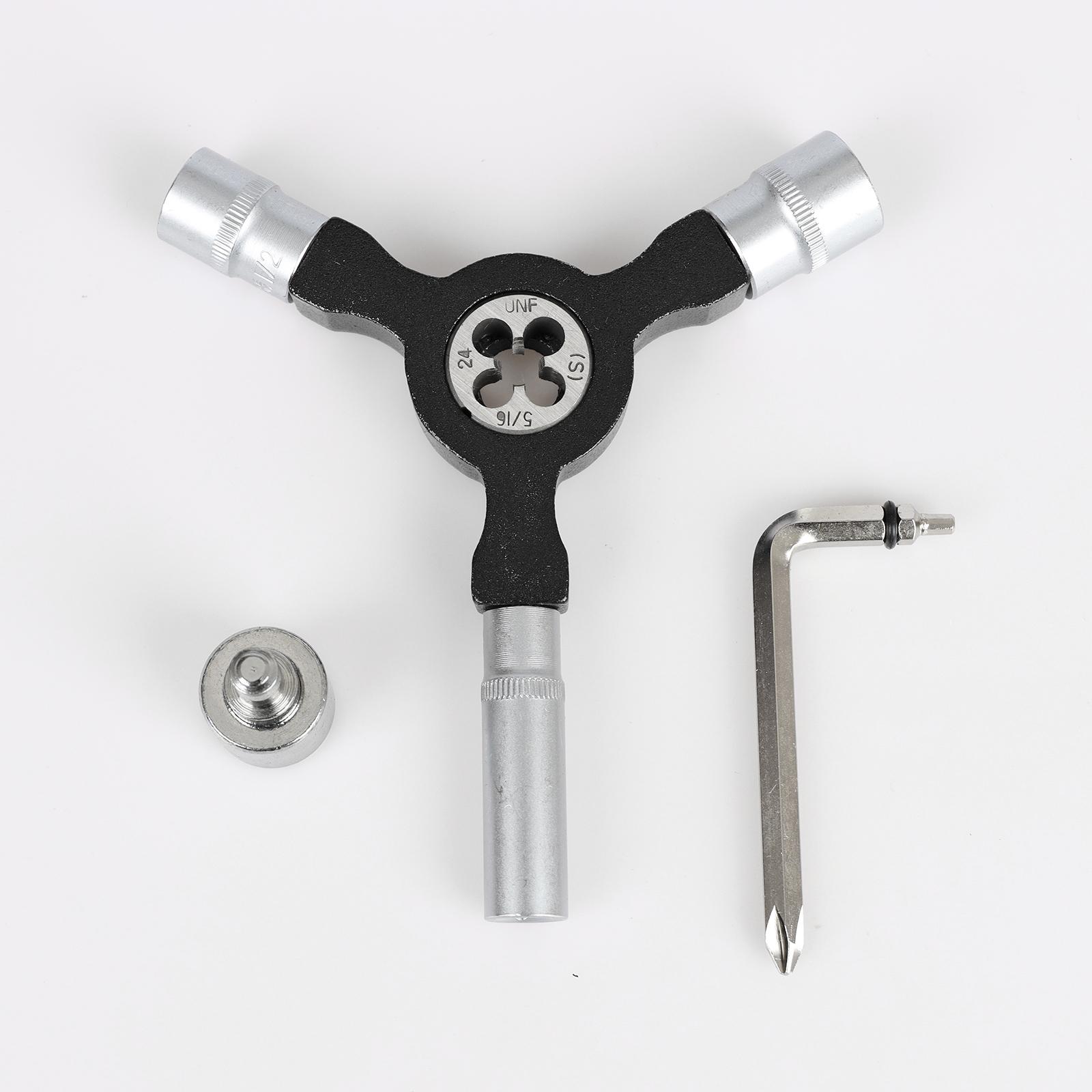 Skateboard Tools Skate Y Tool Multi Skate Wheels Roller Repair Wrench Blue