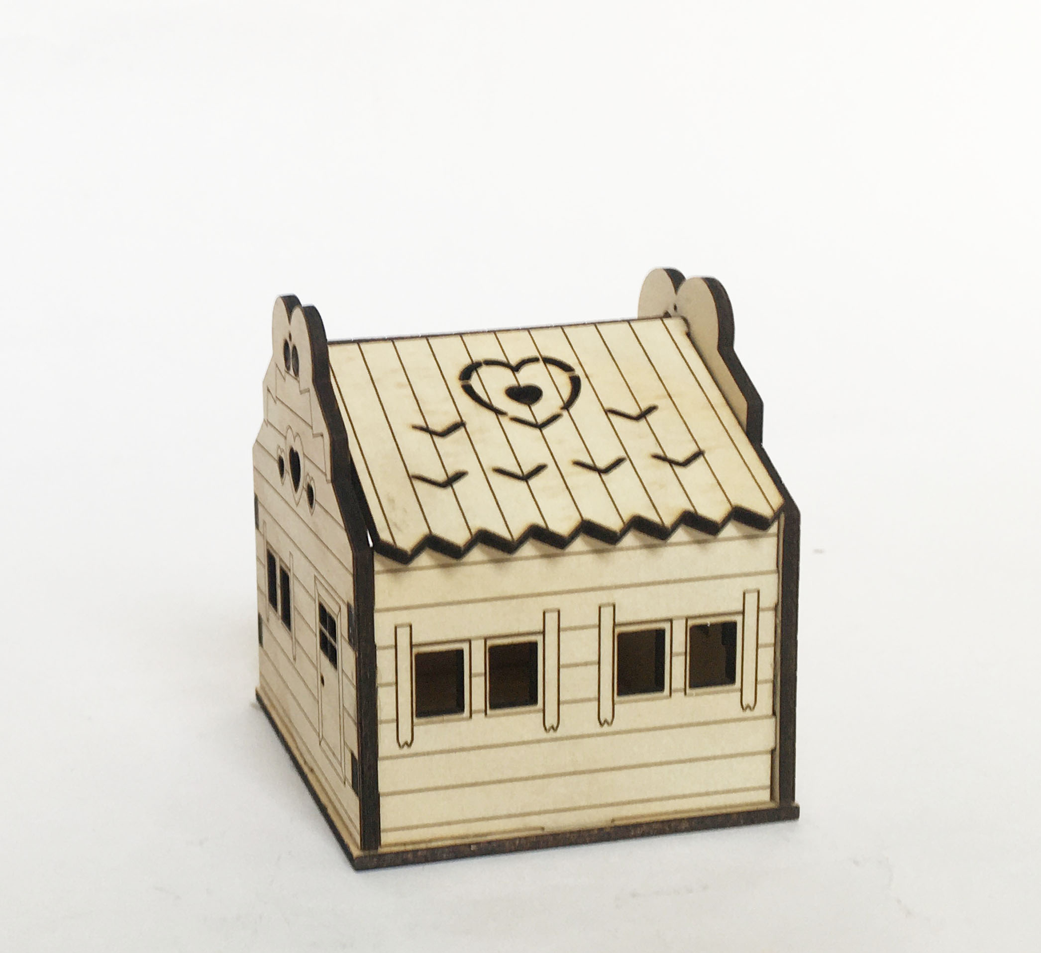 Mô hình nhà gỗ 3D lắp ráp DIY mini có đèn nhiều chế độ sáng, họa tiết xinh xắn, nhiều mẫu, đồ chơi lắp ghép, decor vintage