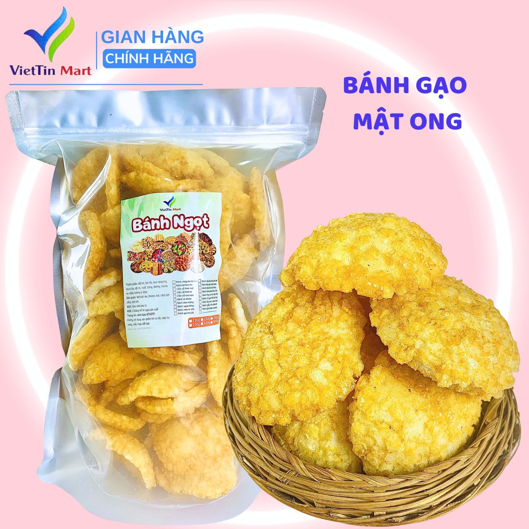 Bánh Gạo Mật Ong 500g Viettin Mart