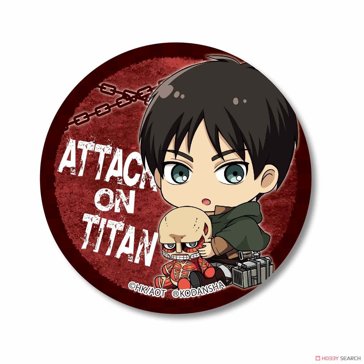 Combo 6 huy hiệu cài áo ATTACK ON TITAN - ĐẠI CHIẾN TITAN anime chibi ver ÔM ĐỒ