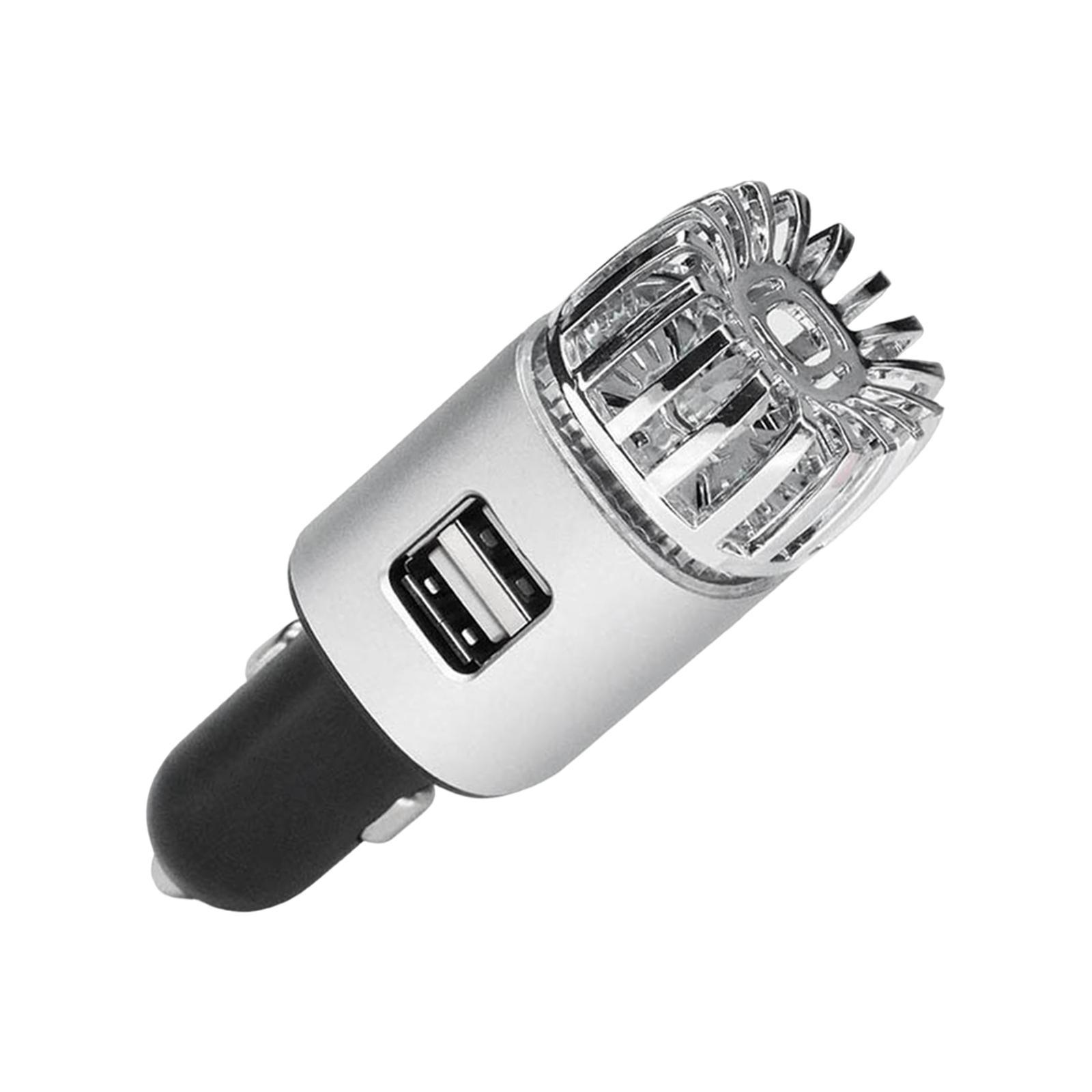 2 in 1 Car Air Purifier with Dual USB Charging Ports 12V Air
