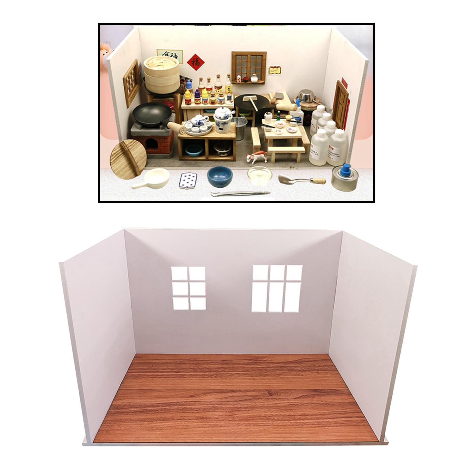 Miniature Dollhouse Kitchen Decor Durable for Dollhouses Photography Props