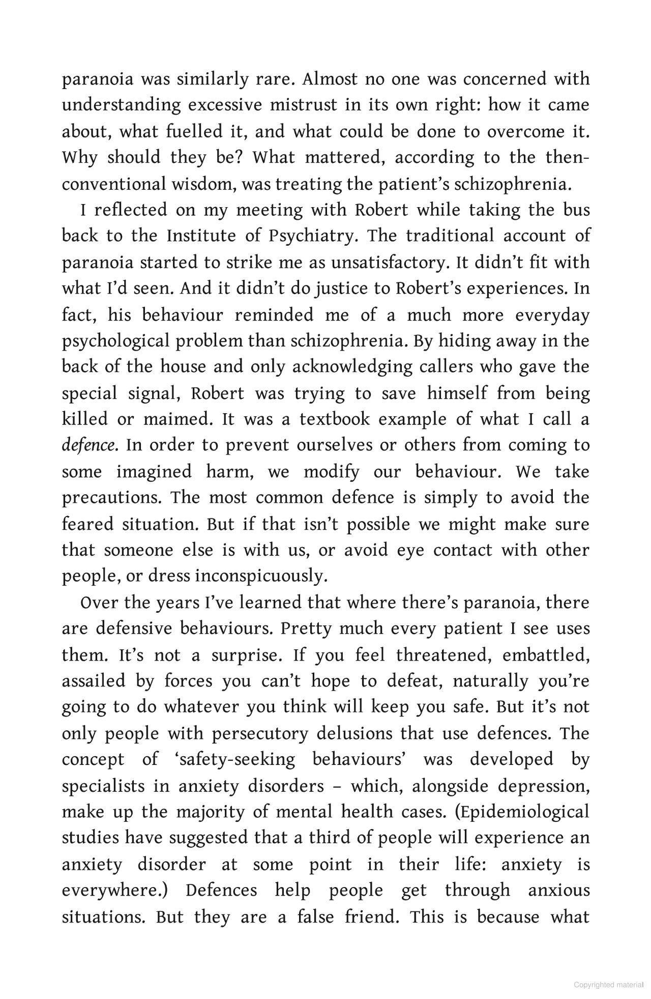 Sách ngoại văn: Paranoia - A Journey Into Extreme Mistrust And Anxiety