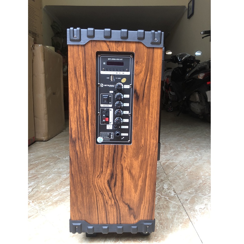 Loa kéo karaoke cao cấp Mitsunal T1209, BASS 30CM - Hàng chính hãng