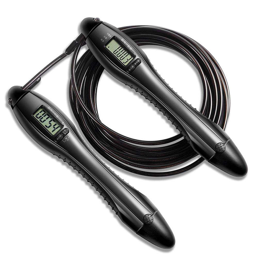 Jump Skipping Rope Cable Adjustable Digital Display Counting Calorie Jump Rope Fitness Exercise Training Gym Sports for