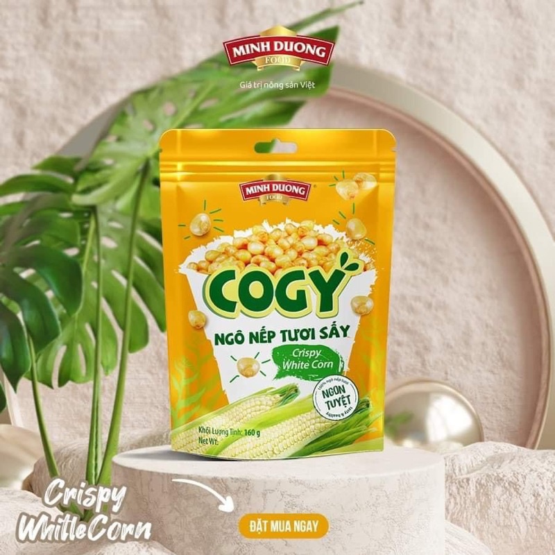 Ngô nếp tươi sấy Cogy Minh Dương Food 160g