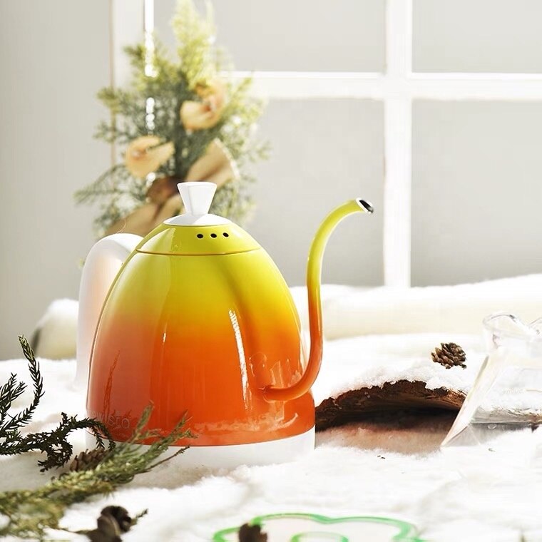 Ấm đun cảm ứng chuyên dụng rót cà phê Kettle 600ml - Candy cam