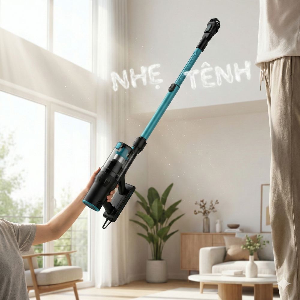 Máy Hút Bụi Cầm Tay Kachi MK439 – Lực Hút Mạnh 15.000Pa, Gọn Nhẹ, Hiệu Quả Tối Ưu - hàng chính hãng